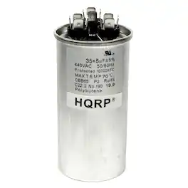HQRP - 35/5 uF Dual Run Capacitor 370-440 V Round CBB65 HVAC Motor Start Run for Carrier Trane Payne