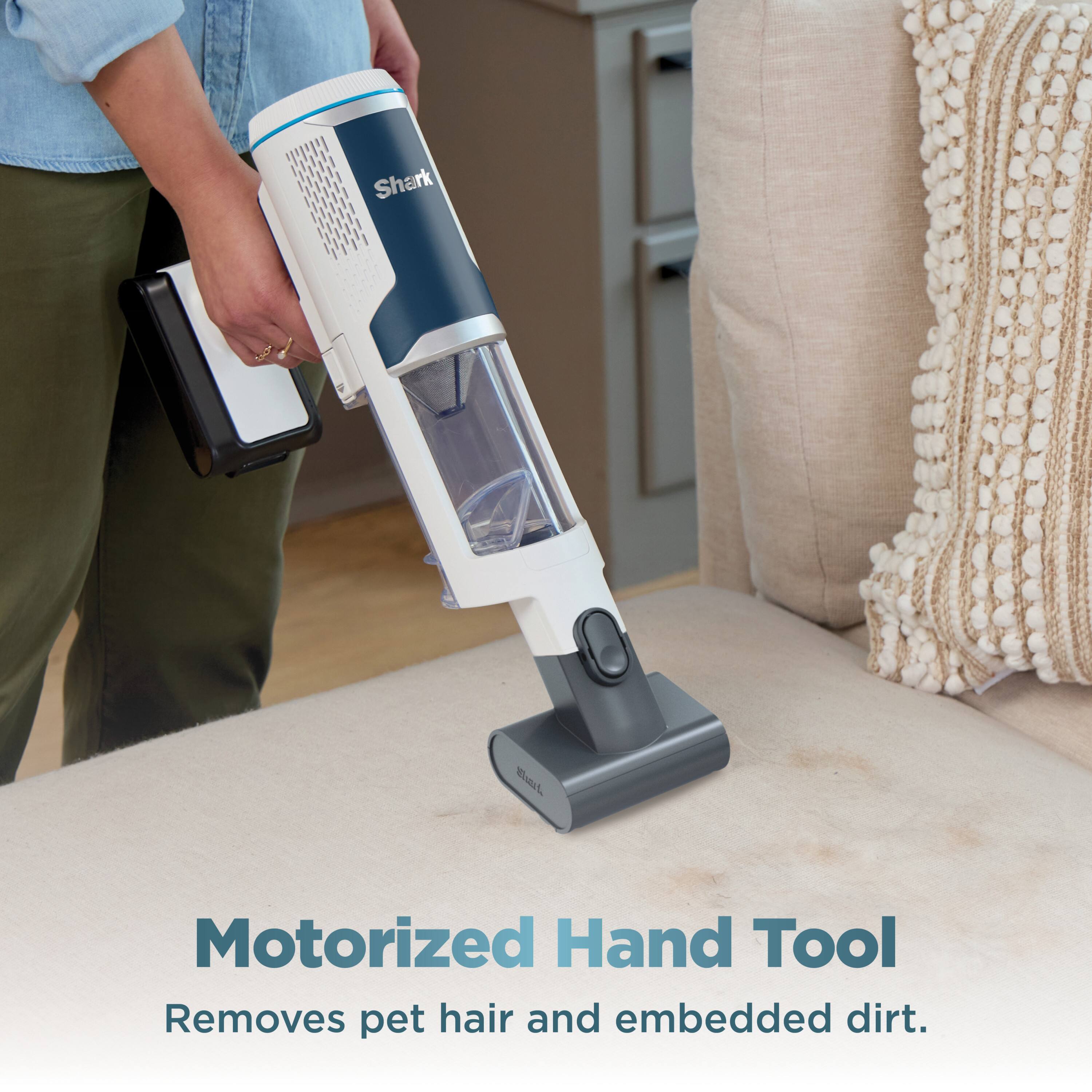 Shark - EL Motorized Hand Tool Removes pet hair and embedded dirt.