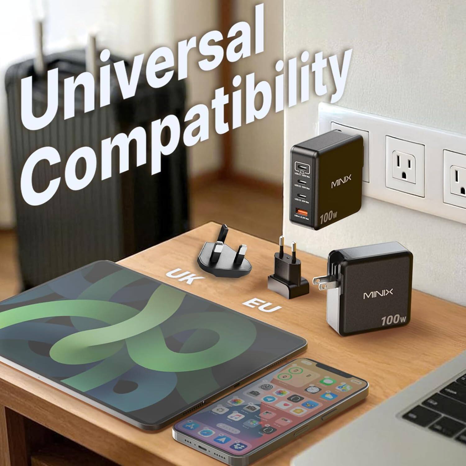 Compatibility  
Universal  
MINDX 100w  
UK  
MINIX EU 100w