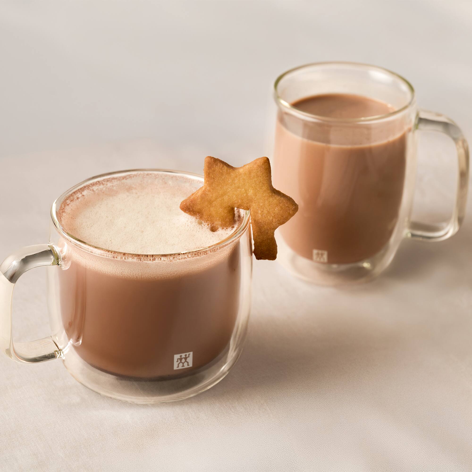 Alt View 5. ZWILLING - ZWILLING Sorrento Plus 2-pc Double-Wall Glass Coffee Mug Set, Clear - Clear.