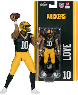 McFarlane Toys - McFarlane SportsPicks - NFL - Jordan Love (Green Bay Packers) 6" Action Figure - COLLECTIBLES - Multicolor