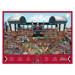 YouTheFan - Arizona Diamondbacks 500-Piece Joe Journeyman Puzzle - Multicolor