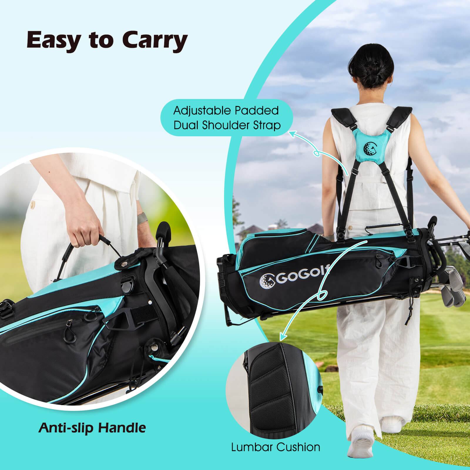 Easy to Carry

Adjustable Padded Dual Shoulder Strap

Anti-slip Handle

Lumbar Cushion