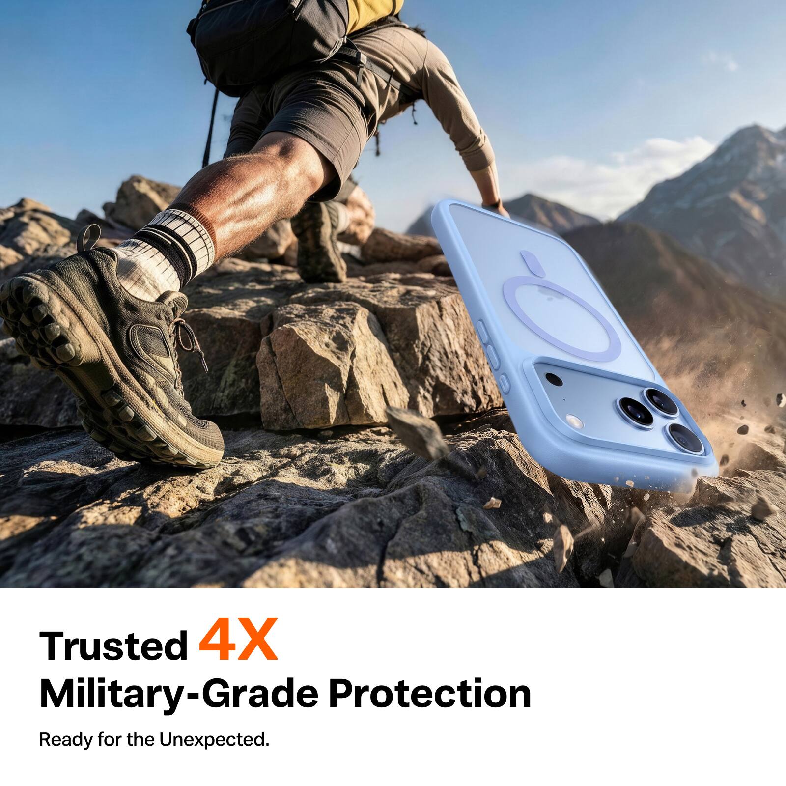 Trusted 4X Military-Grade Protection  
Ready for the Unexpected.