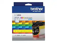 brother at your side
LC404 INKvestment TANK
750* pages
LC404Y YELLOW / JAUNE / AMARILLO / AMARELO
MFC-J120SW MFC-J215W