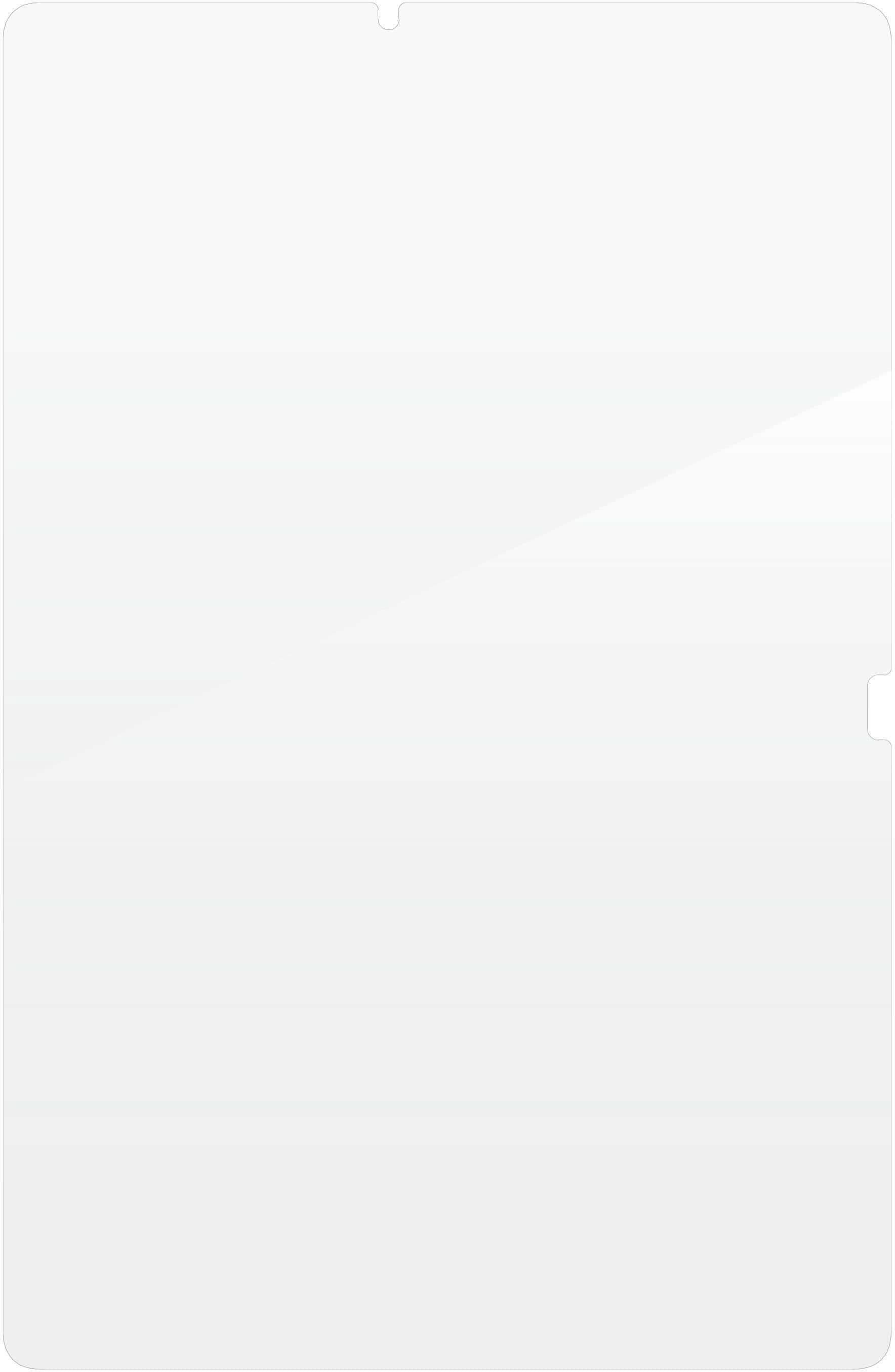 ZAGG - Glass Elite Samsung Galaxy Tab S10 FE+ - Clear - Front_Zoom