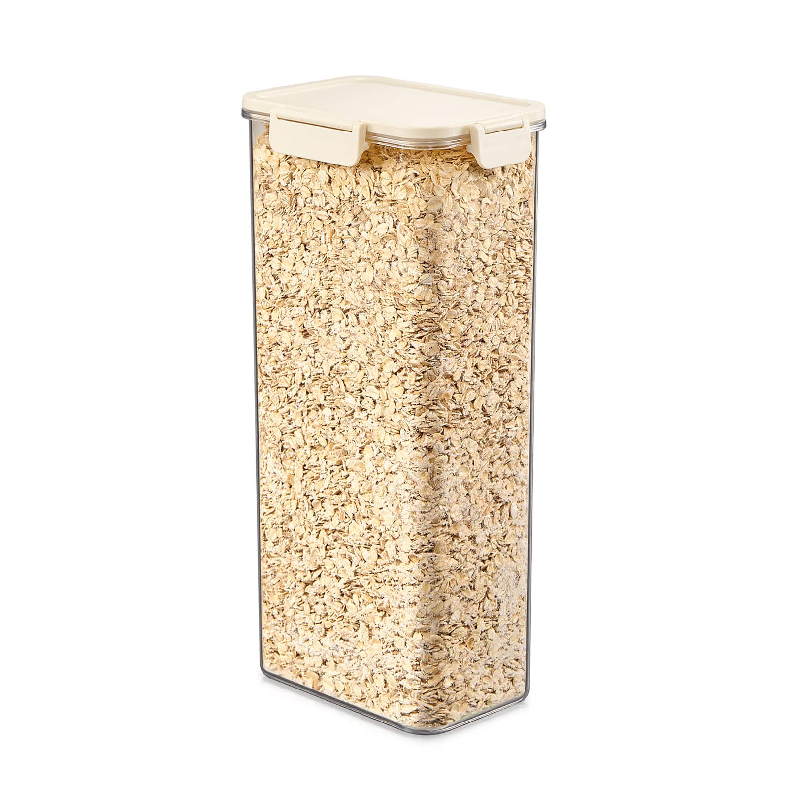 Sorbus - Airtight Food Storage Container- Stackable Pantry Canister with Secure Lid for Rice, Cereal, Flour, Pasta - Clear