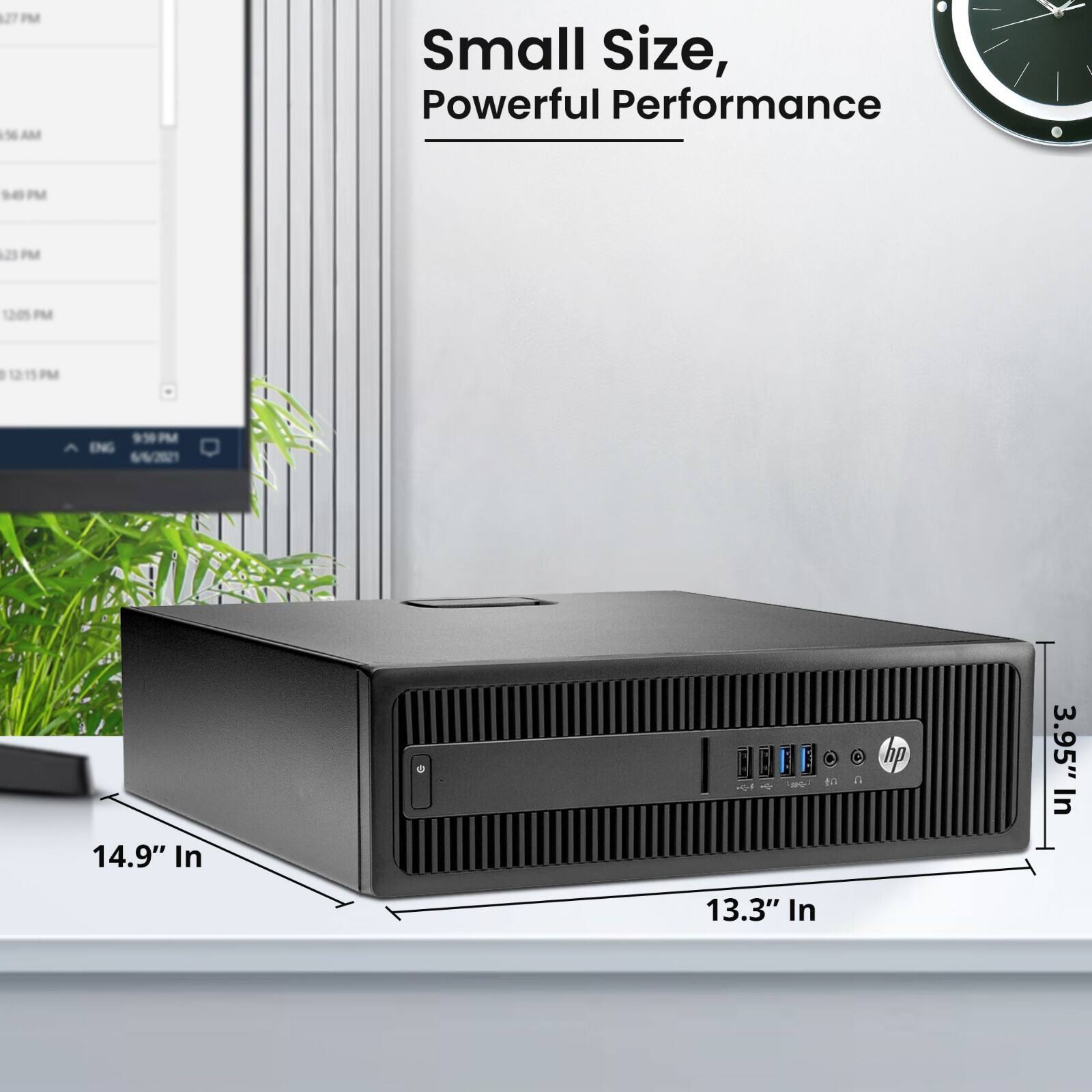 Small Size, Powerful Performance

14.9" In

13.3" In

3.95" In