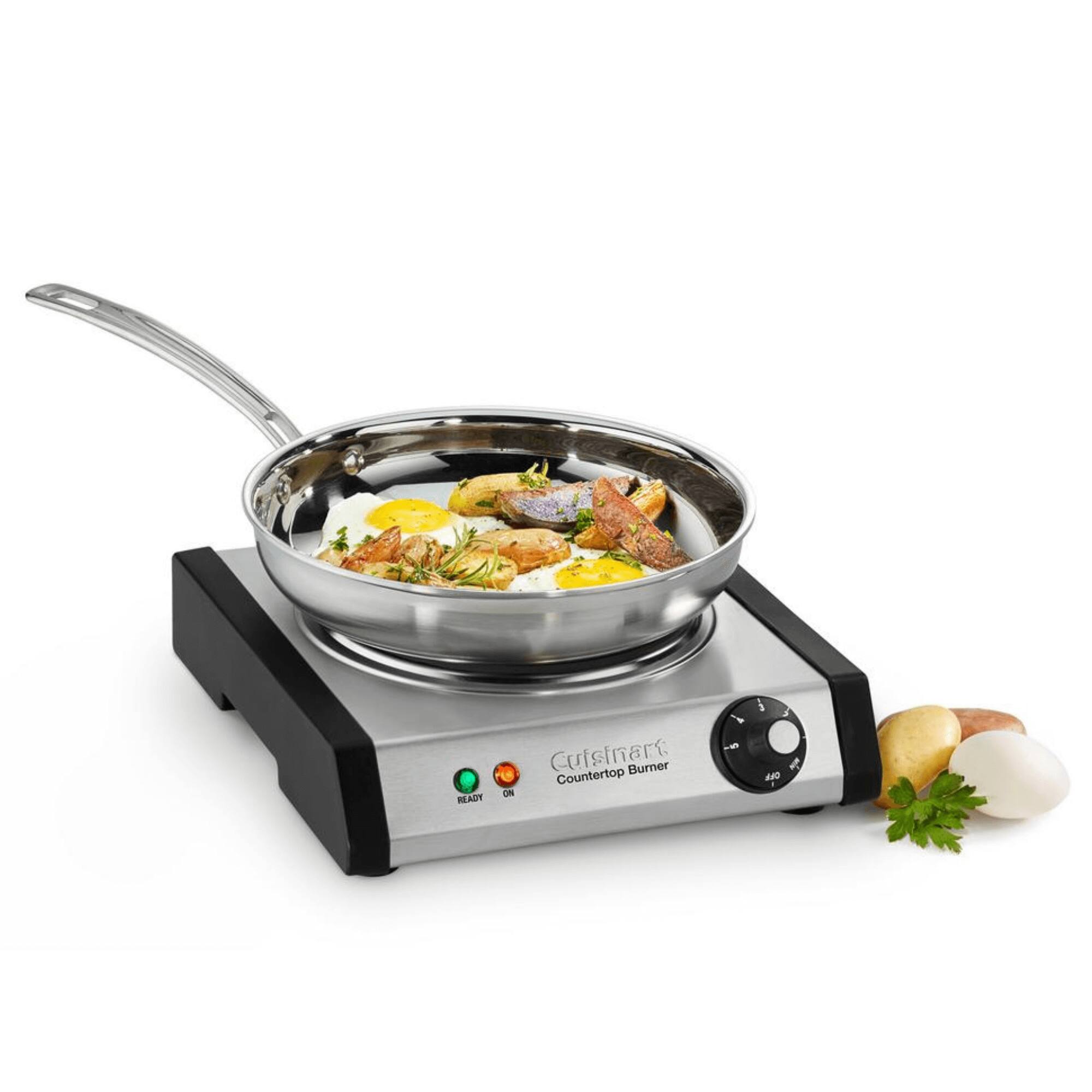 READY Cutsinart Burner Countertop Burner ON - a 4 adD