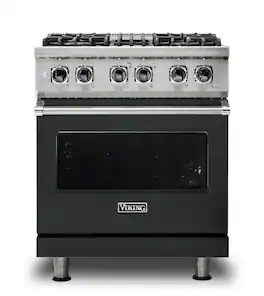Viking - 30-Inch Dual Fuel Freestanding Range - Antique Bronze