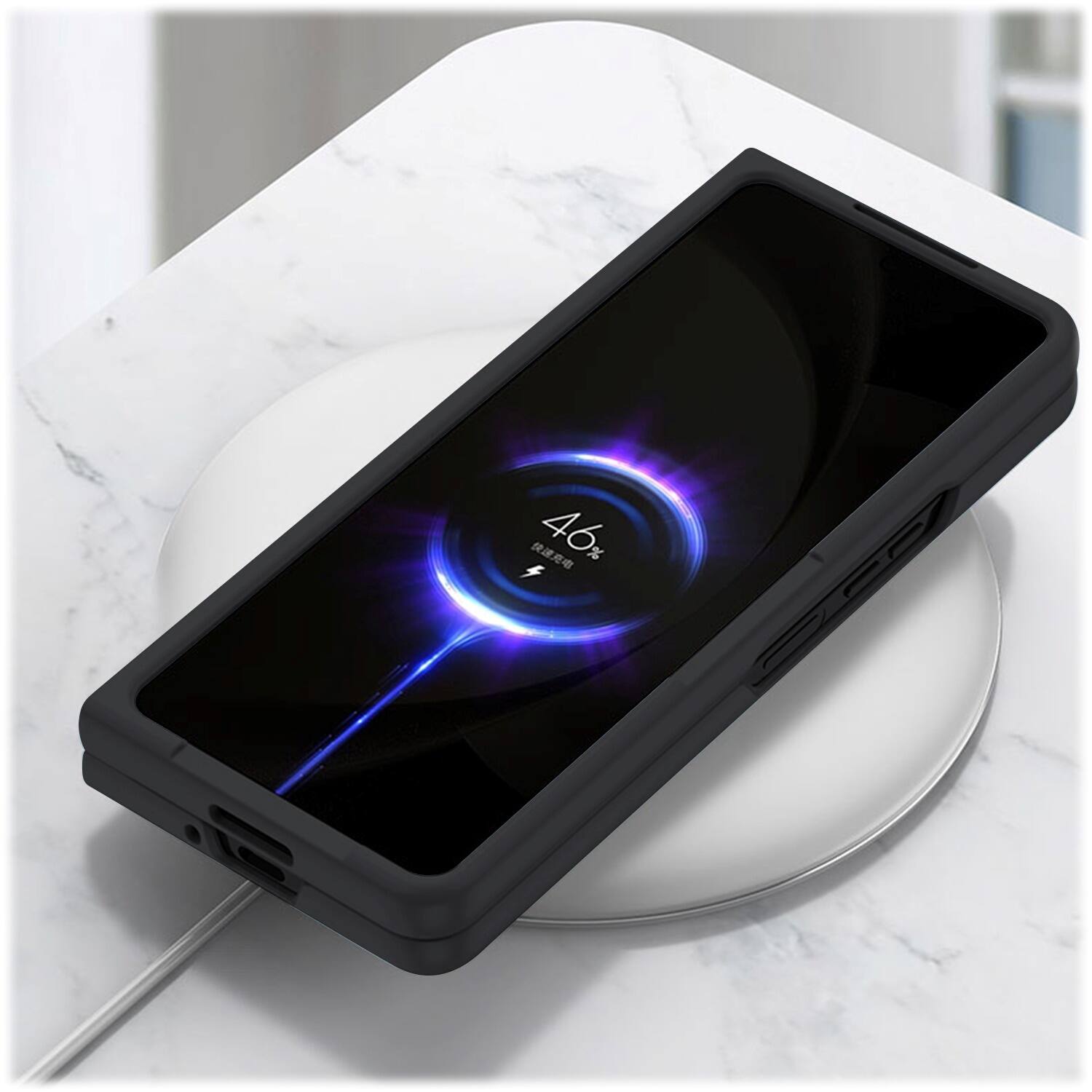 Alt View 14. SaharaCase - Venture Series Slim Case for Samsung Galaxy Z Fold6 - Scorpion Black.