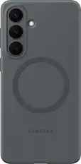 Front. Samsung - Galaxy S26+ Silicone Magnet Case - Black.