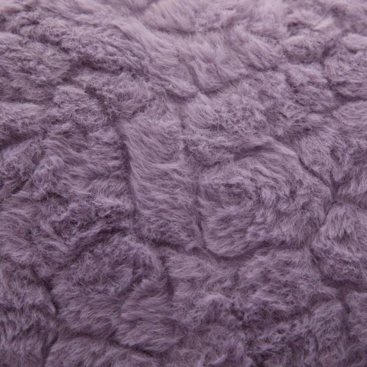 Alt View 4. HTUTWOO - 26.4 Office Chair with Back & Wheels - Plush Faux Fur,Adjustable Height & Swivel, 300LB Capacity - Makeup Chair for Home - Purple.