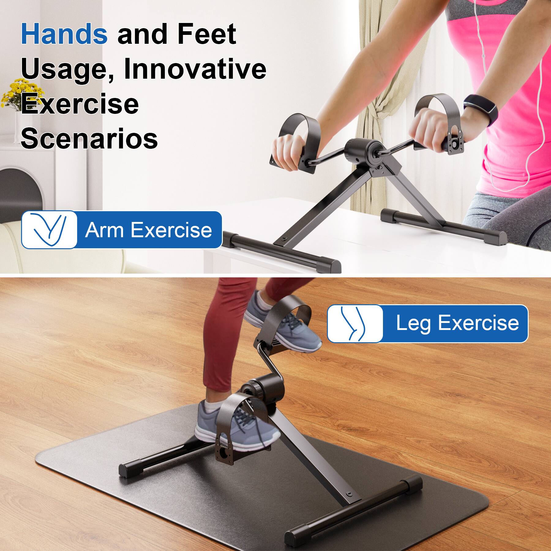 Hands and Feet Usage, Innovative Exercise Scenarios

Arm Exercise

Leg Exercise