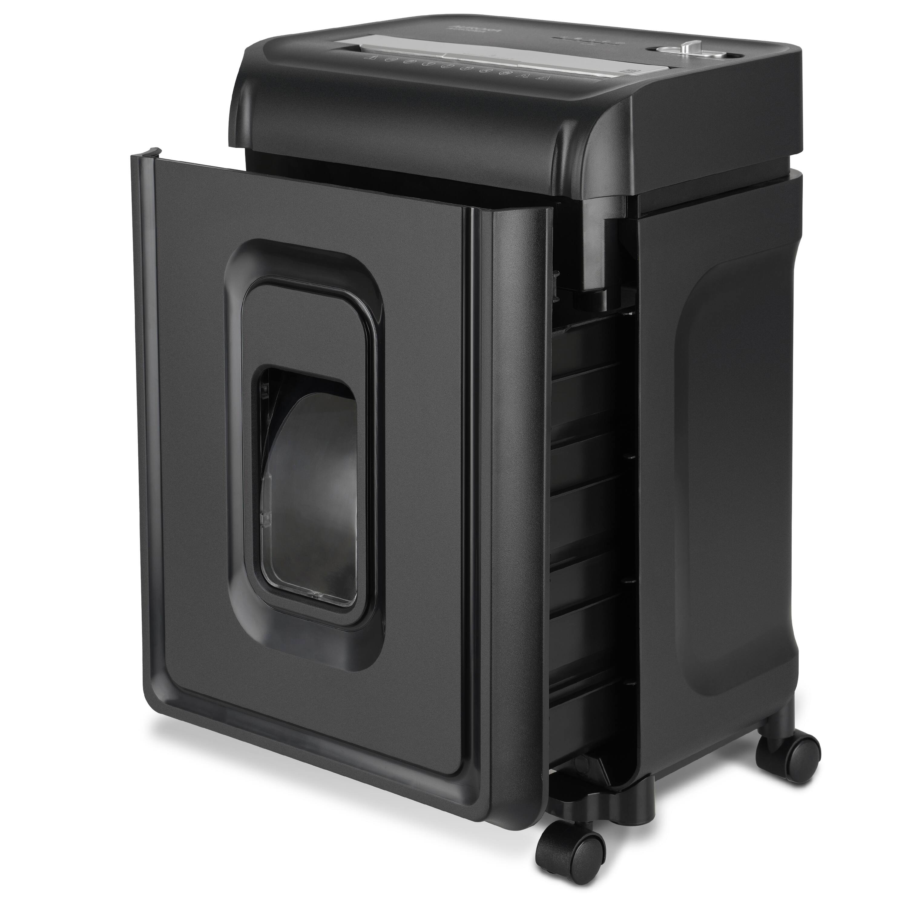 Alt View 1. Aurora - Aurora AU1270XA Professional Grade 12-Sheet Cross-Cut Paper and Credit Card/ 20 Minutes  Run Time / Security Level P-4 - Black.