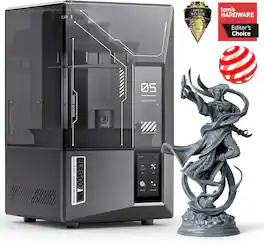 ELEGOO - Mars 5 Ultra Resin 3D Printer 7" 9K Mono LCD, Printing Size of 6.04 × 3.06 × 6.49 inch