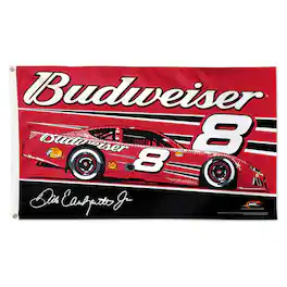WinCraft - Dale Earnhardt Jr. Budweiser 3" x 5" One-Sided Deluxe Flag - Multicolor