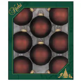 Christmas by Krebs Mustang Velvet Ball Ornament 2-5/8 in. (Case of 12) - Red