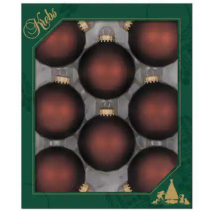 Front. Krebs - Christmas by Krebs Mustang Velvet Ball Ornament 2-5/8 in. (Case of 12) - Red.