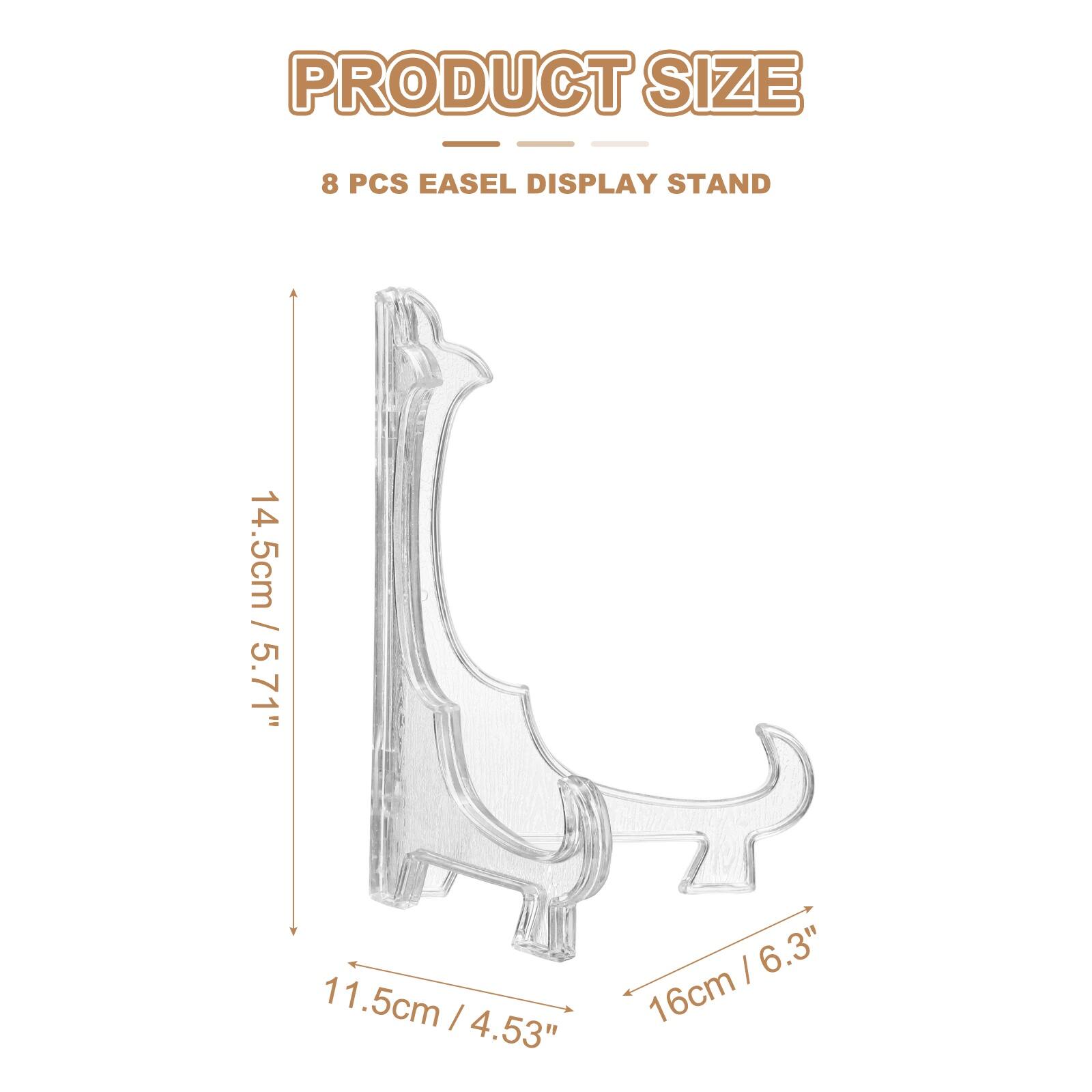 PRODUCT SIZE - 8 PCS EASEL DISPLAY STAND  
14.5cm / 5.71"  
11.5cm / 4.53"  
16cm / 6.3"