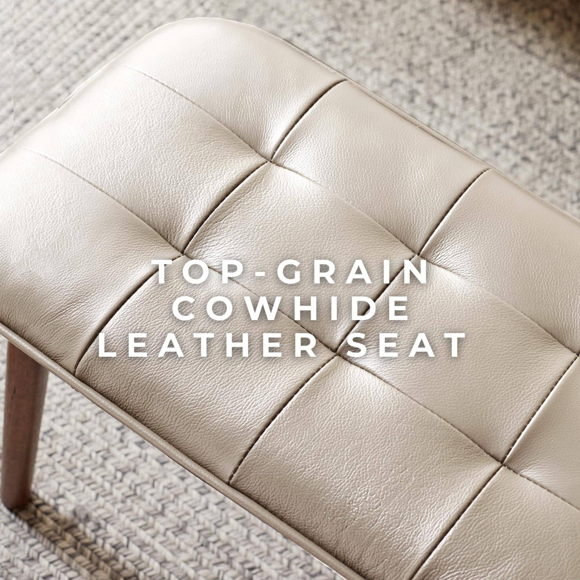 TOP-GRAIN COWHIDE LEATHER SEAT