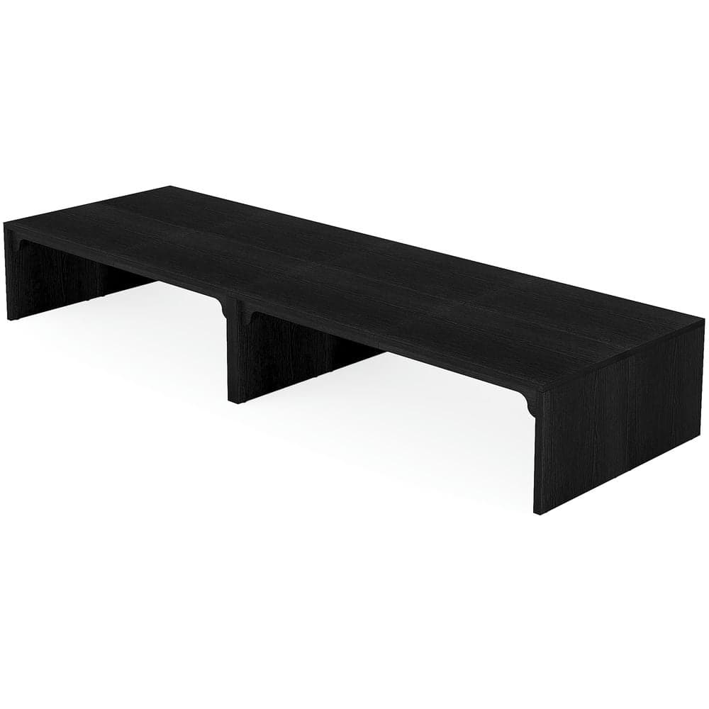 Kadyn - Study Writing Desk, Computer Desk,78.7" Two Person Desk, Wood Long Computer Desk Double Desk - Black