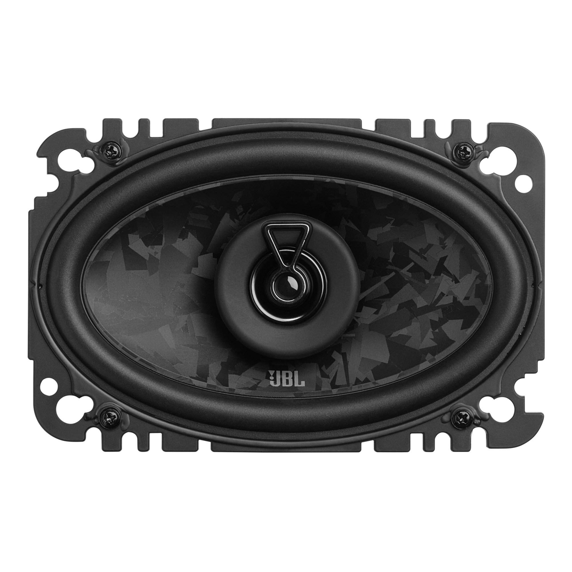 Alt View 1. JBL - JBL STAGE3648F 4” x 6” 2-Way Coaxial Speaker No Grille - Black/Gray.