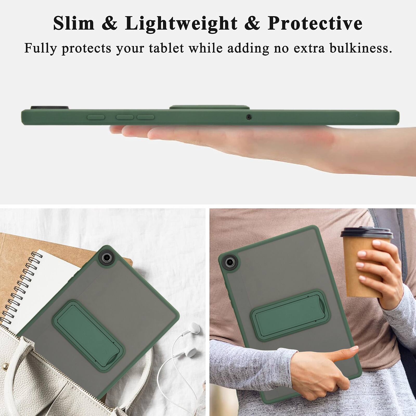 Slim & Lightweight & Protective  
Fully protects your tablet while adding no extra bulkiness.