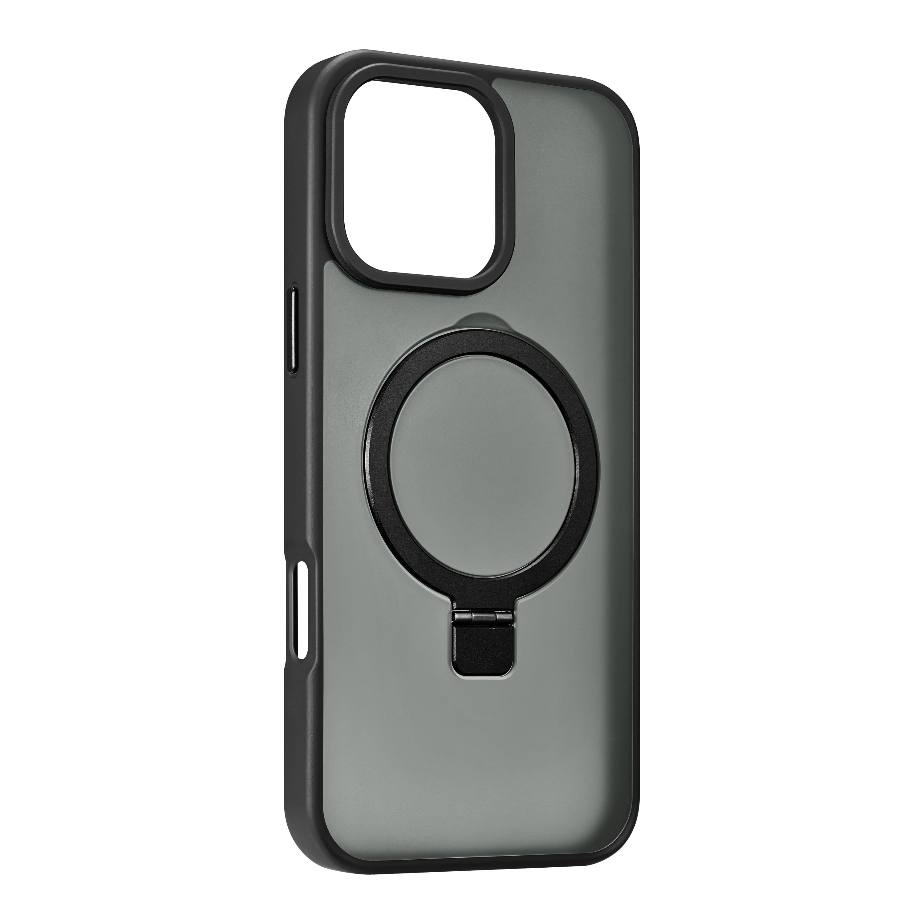 Alt View 20. Insignia™ - Hard-Shell Case with MagSafe Kickstand for iPhone 16 Pro Max - Black.