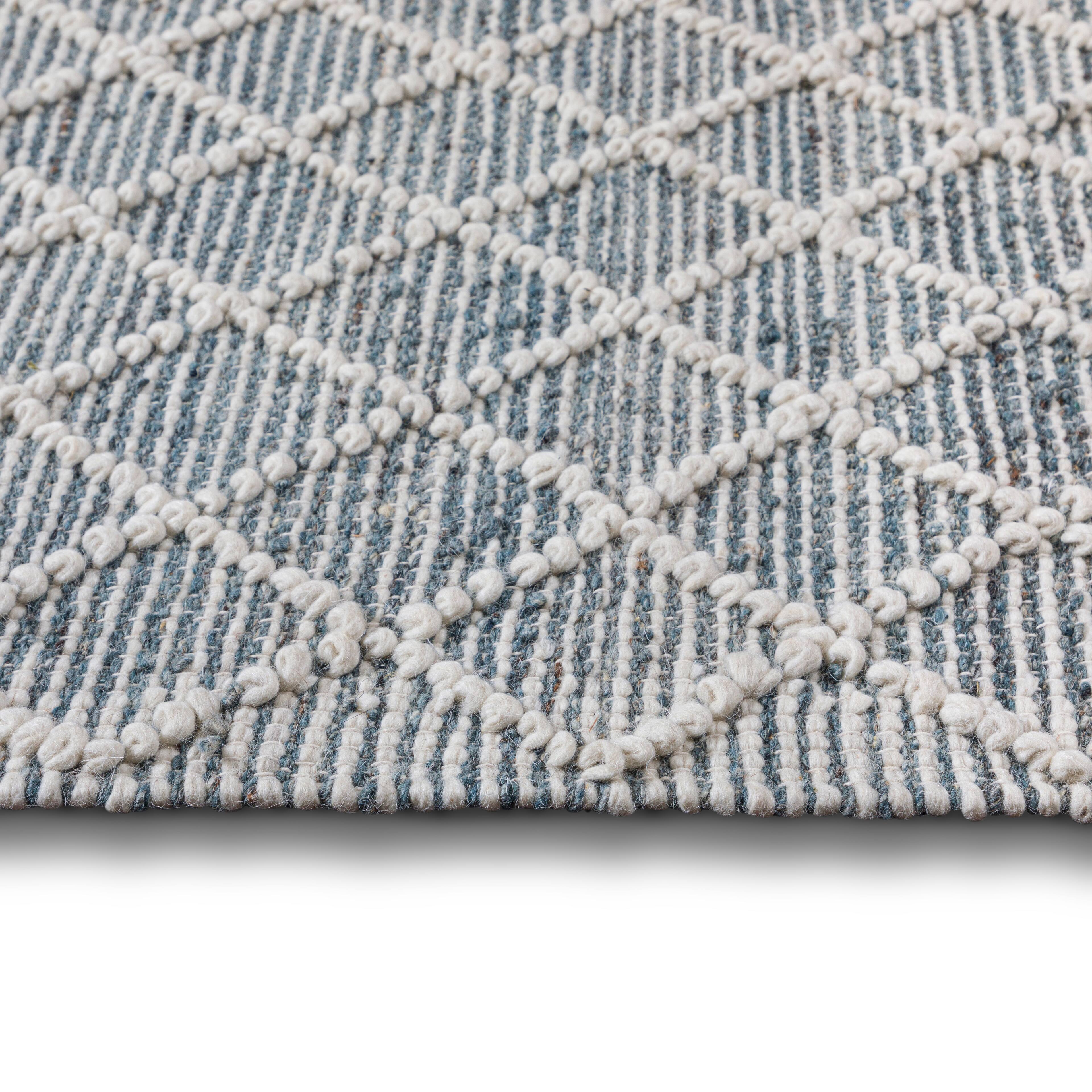 Alt View 12. Simpli Home - Ogden 8 x 10 Area Rug - Ivory,Teal.