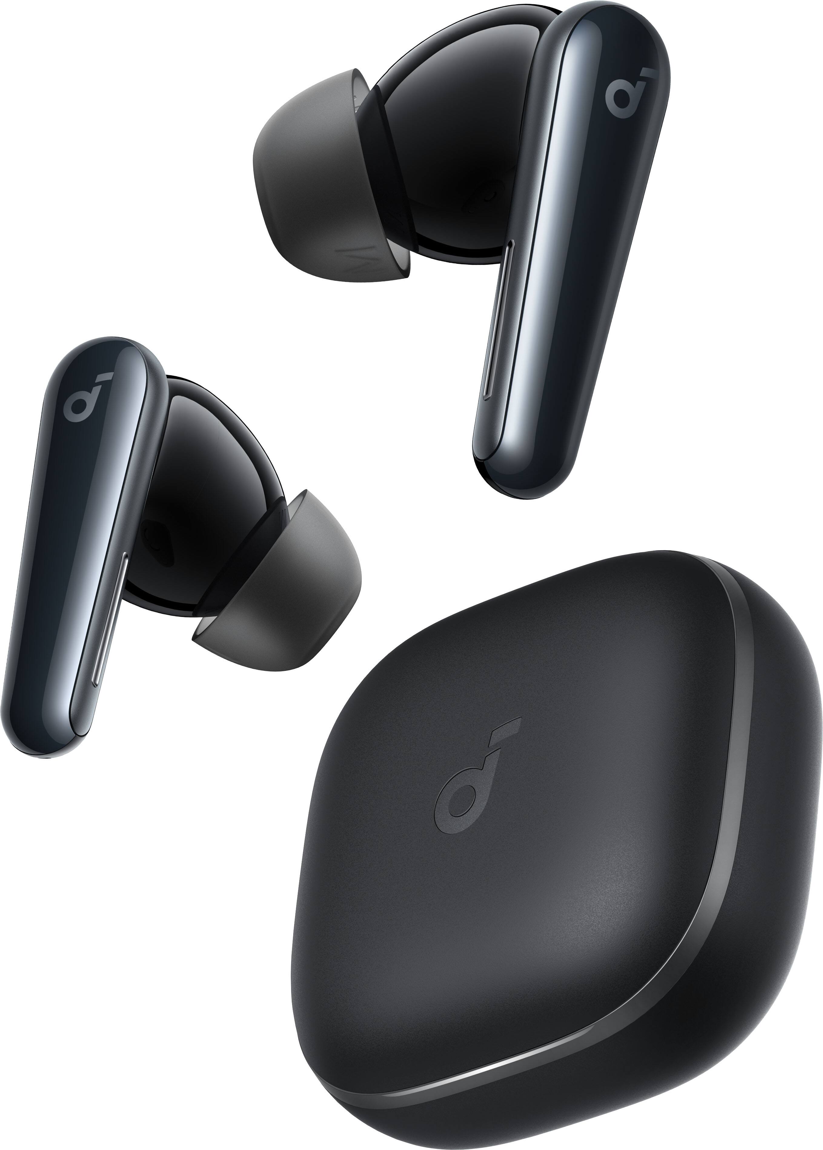 Back. Soundcore - by Anker Liberty 5 Advanced In Ear Noise Cancelling Bluetooth Wireless Earbuds - Black.