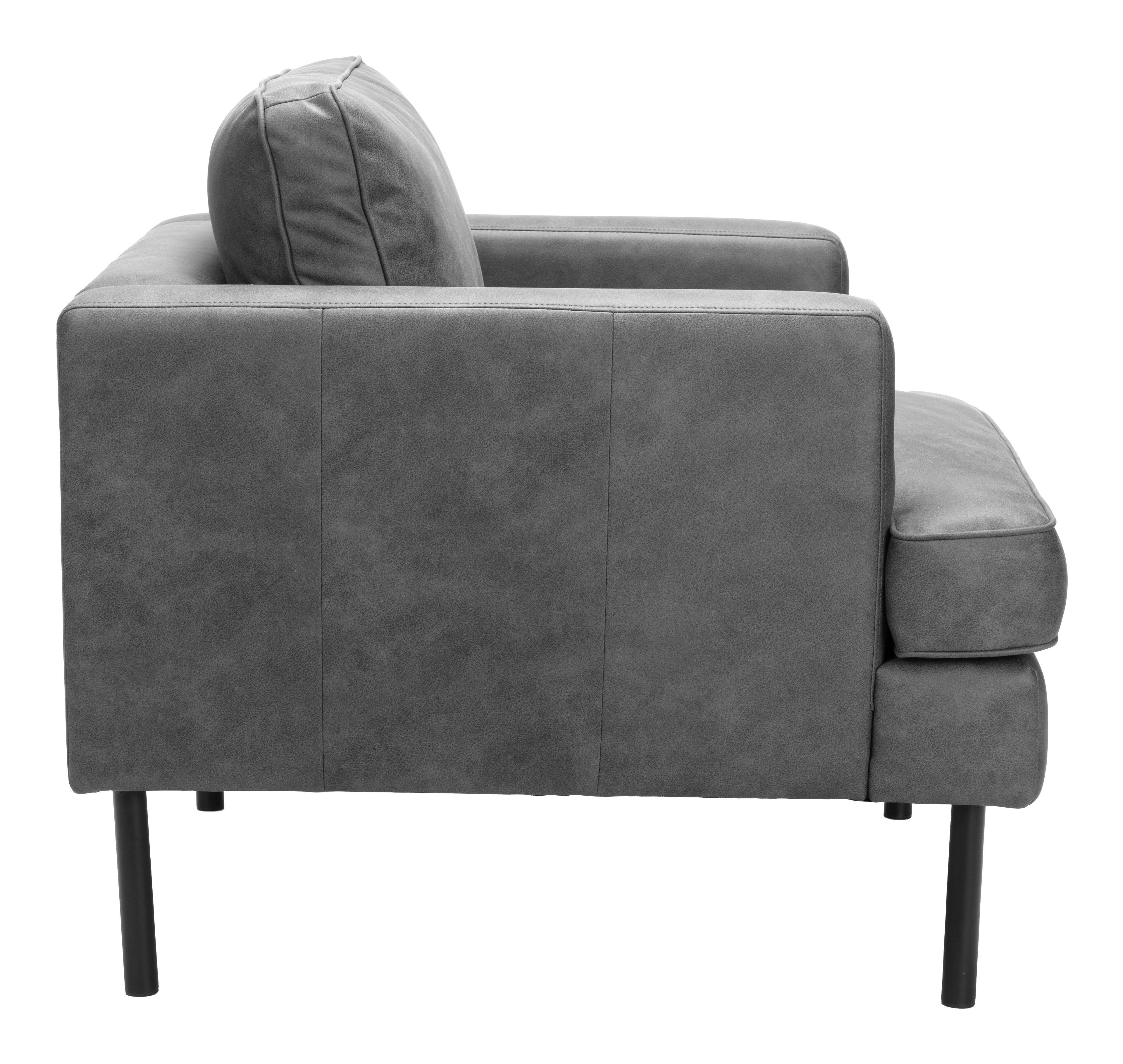 Back. Hivvago - Decade Armchair Vintage Gray - Vintage Gray.