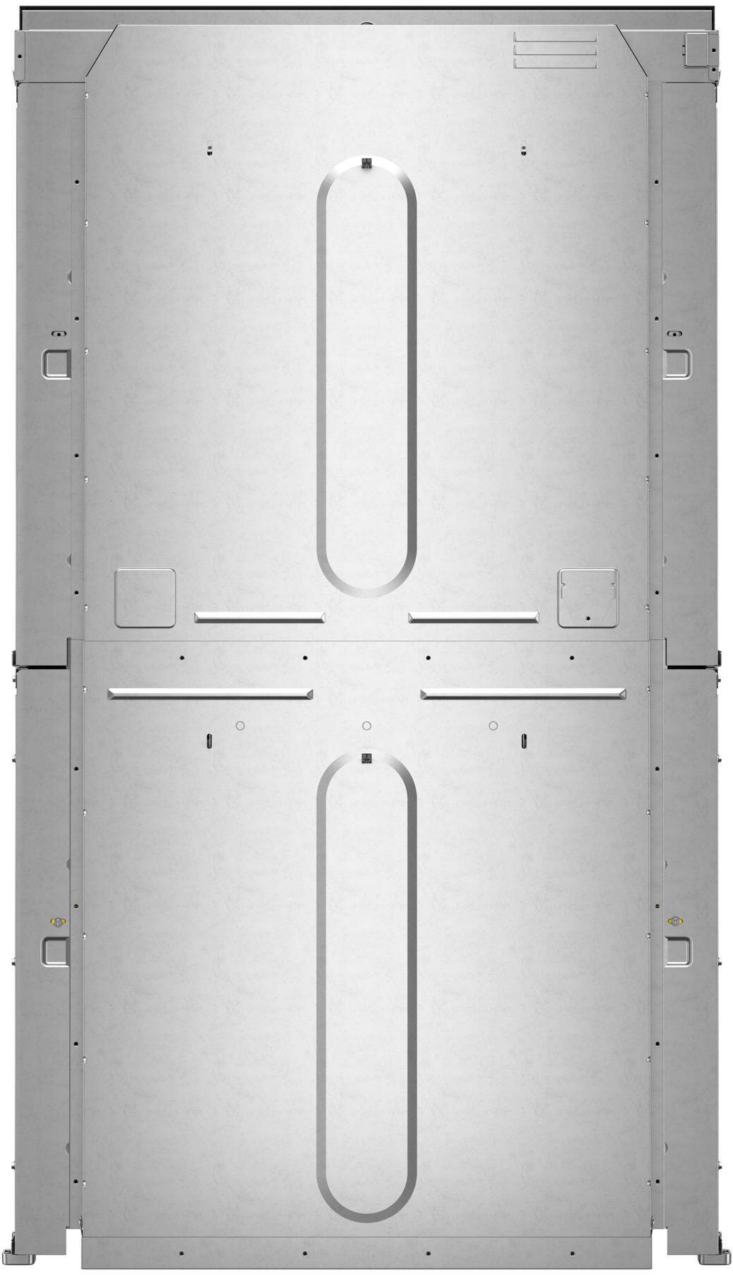 Back. KitchenAid - 30" Built-In Electric Double Wall Oven with Air Fry Mode - PrintShield Stainless.