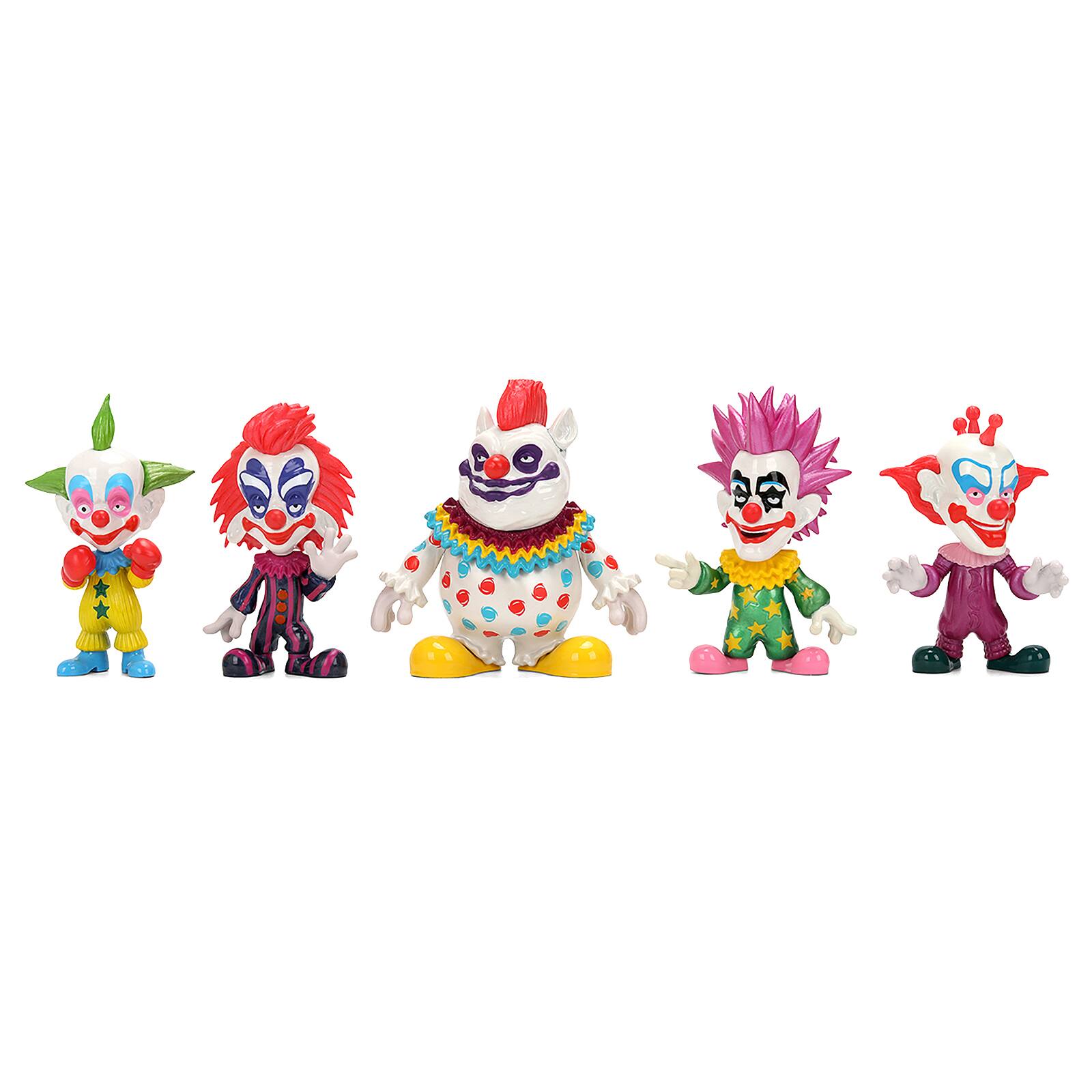 Alt View 1. Jada - Set of 5 Diecast Figures "Killer Klowns from Outer Space" (1988) Movie "Metalfigs" Series Diecast Models by Jada.