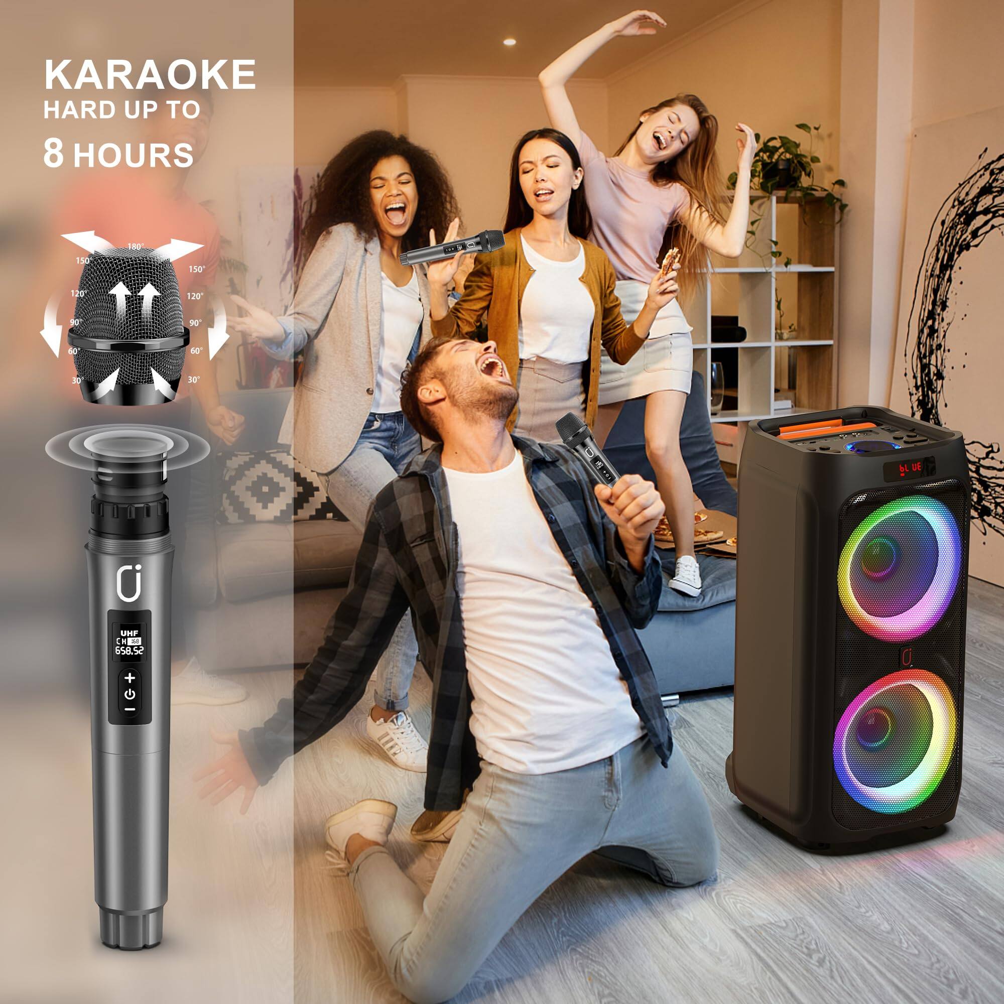 KARAOKE HARD UP TO 8 HOURS

UHF 658.52

HD C VEP - 65a.5 +
