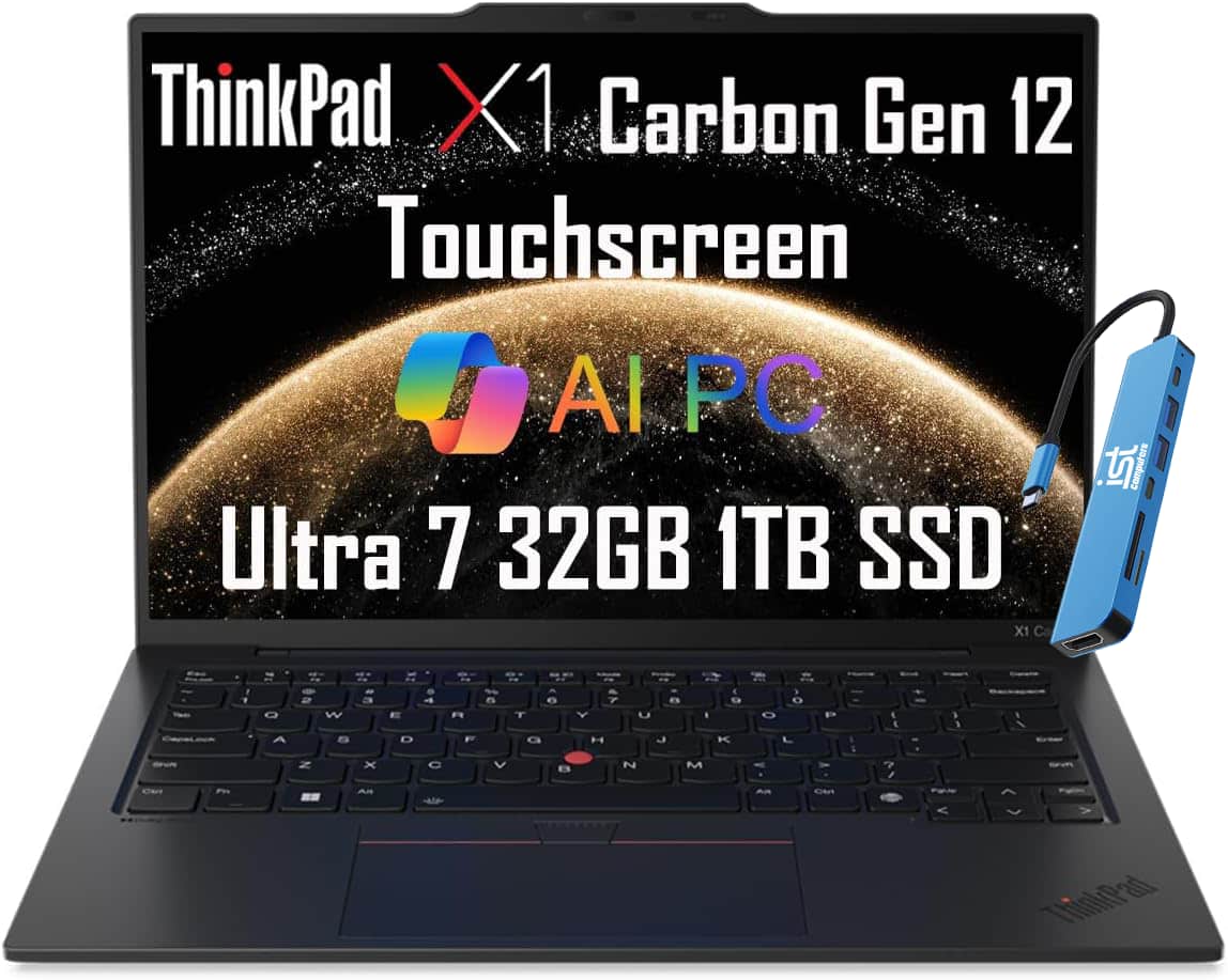ThinkPad X1 Carbon Gen 12 Touchscreen AI PC Ultra 7 32GB 1TB SSD