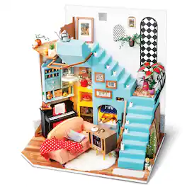 3D Puzzle - DIY 3D House Puzzle - Joy's Living Room 214pcs