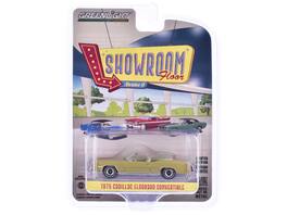 Greenlight - 1975 Cadillac Eldorado Convertible Florentine Firemist "Showroom Floor" Series 6 1/64 Diecast - Gold