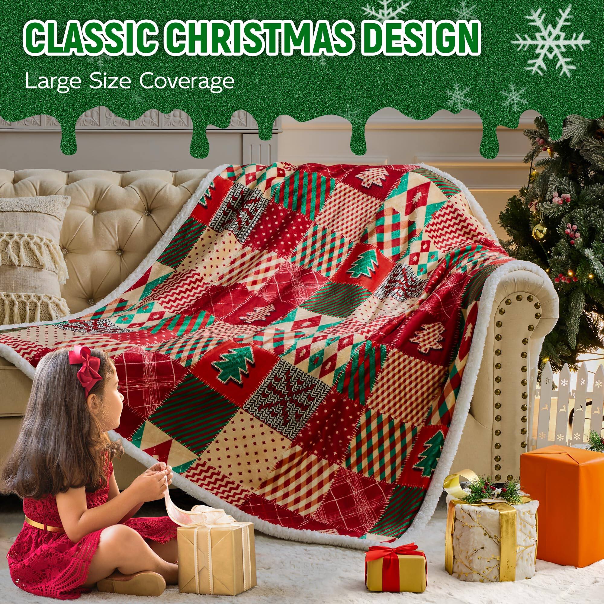 CLASSIC CHRISTMAS DESIGN  
Large Size Coverage