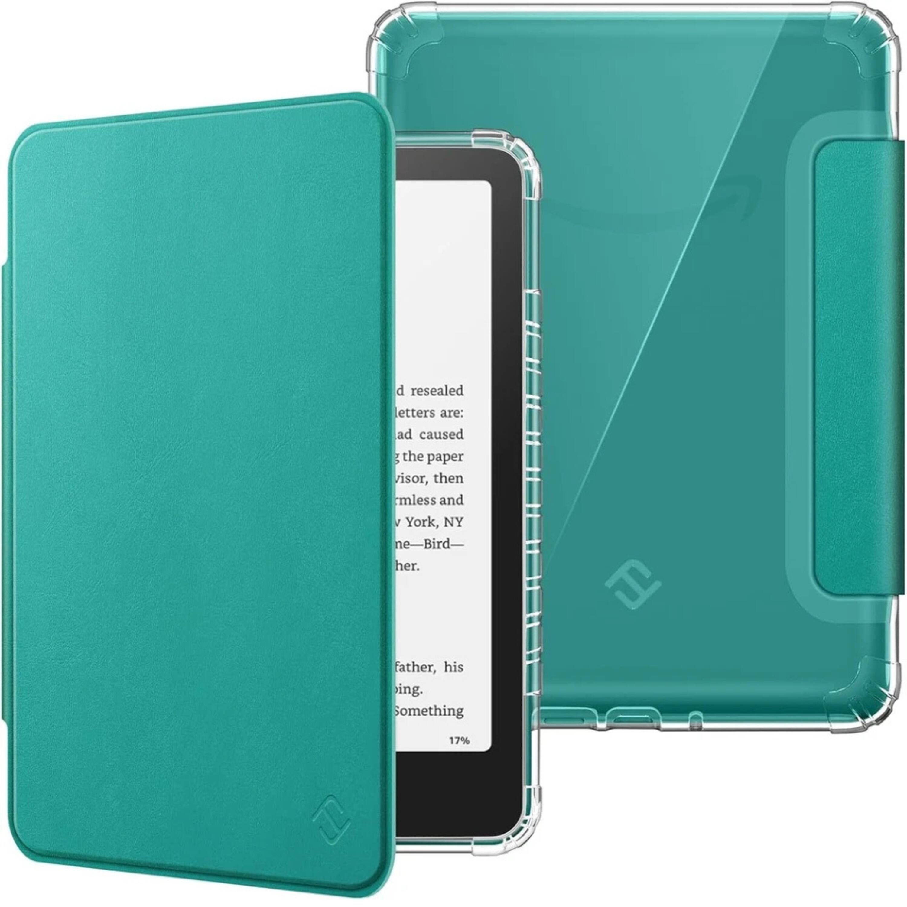 Kitcheniva - Soft Transparent Case For 7 Inch Kindle Paperwhite 12th 2024 Protective Shell - Jade