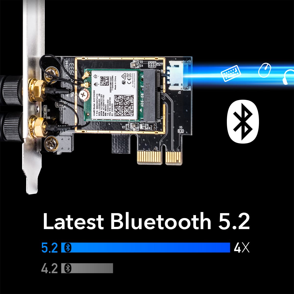 Latest Bluetooth 5.2 5.2 4X 4.2