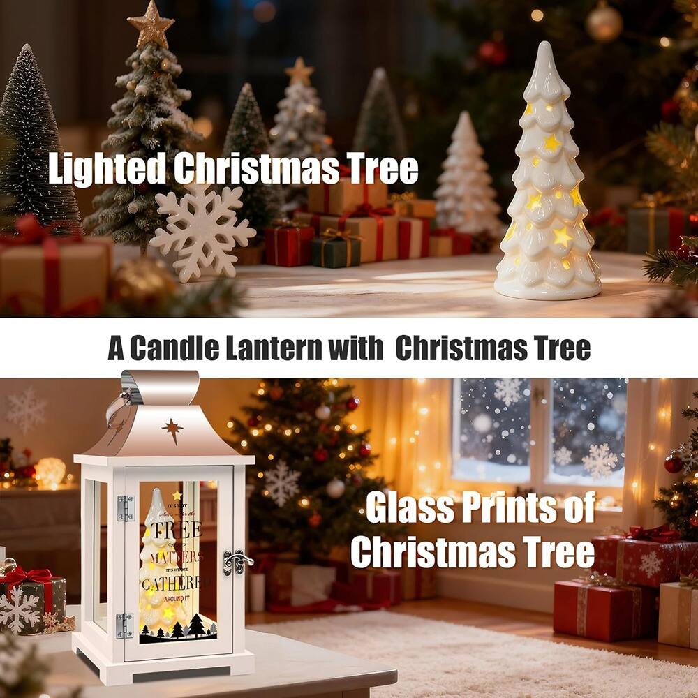 Lighted Christmas Tree

A Candle Lantern with Christmas Tree

Glass Prints of Christmas Tree