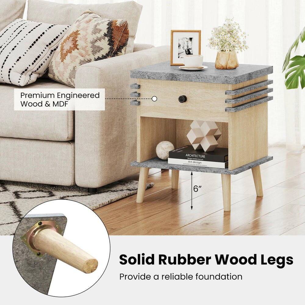 Premium Engineered Wood & MDF

Solid Rubber Wood Legs
Provide a reliable foundation