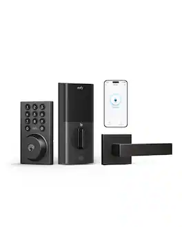 eufy - Smart Lock C30 with Door Lever - Black