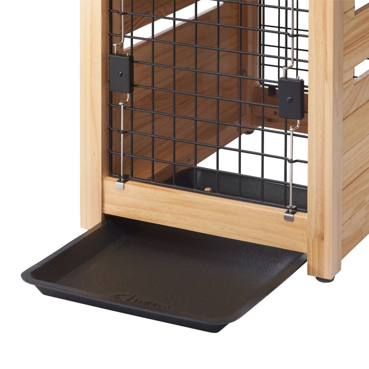 Alt View 19. TRINITY - 18" Natural Pet Crate End Table w/ Drawer - Natural.