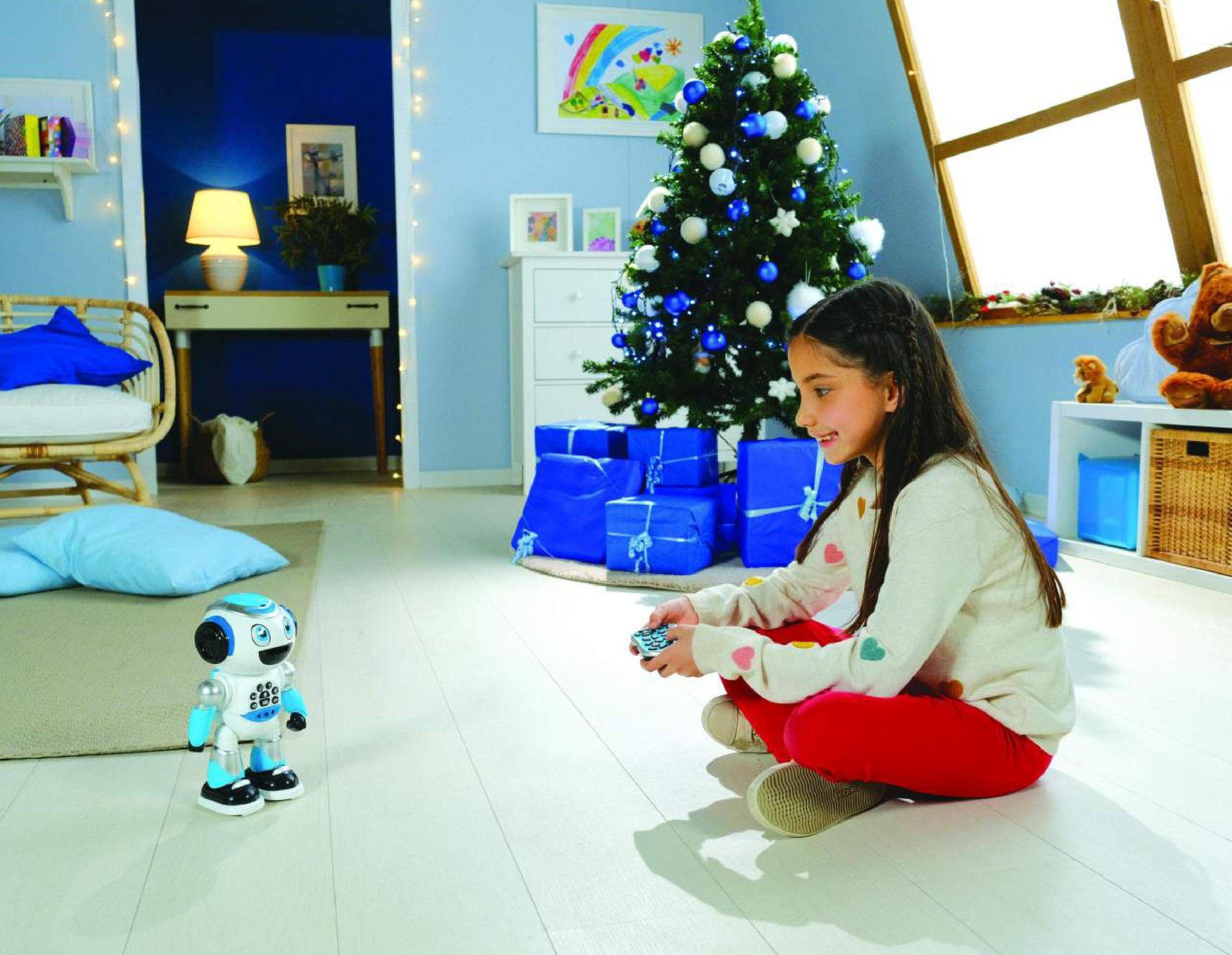 Alt View 9. Lexibook - Powerman Advanced STEM Robot with Quiz, Music & Disc Shooting.