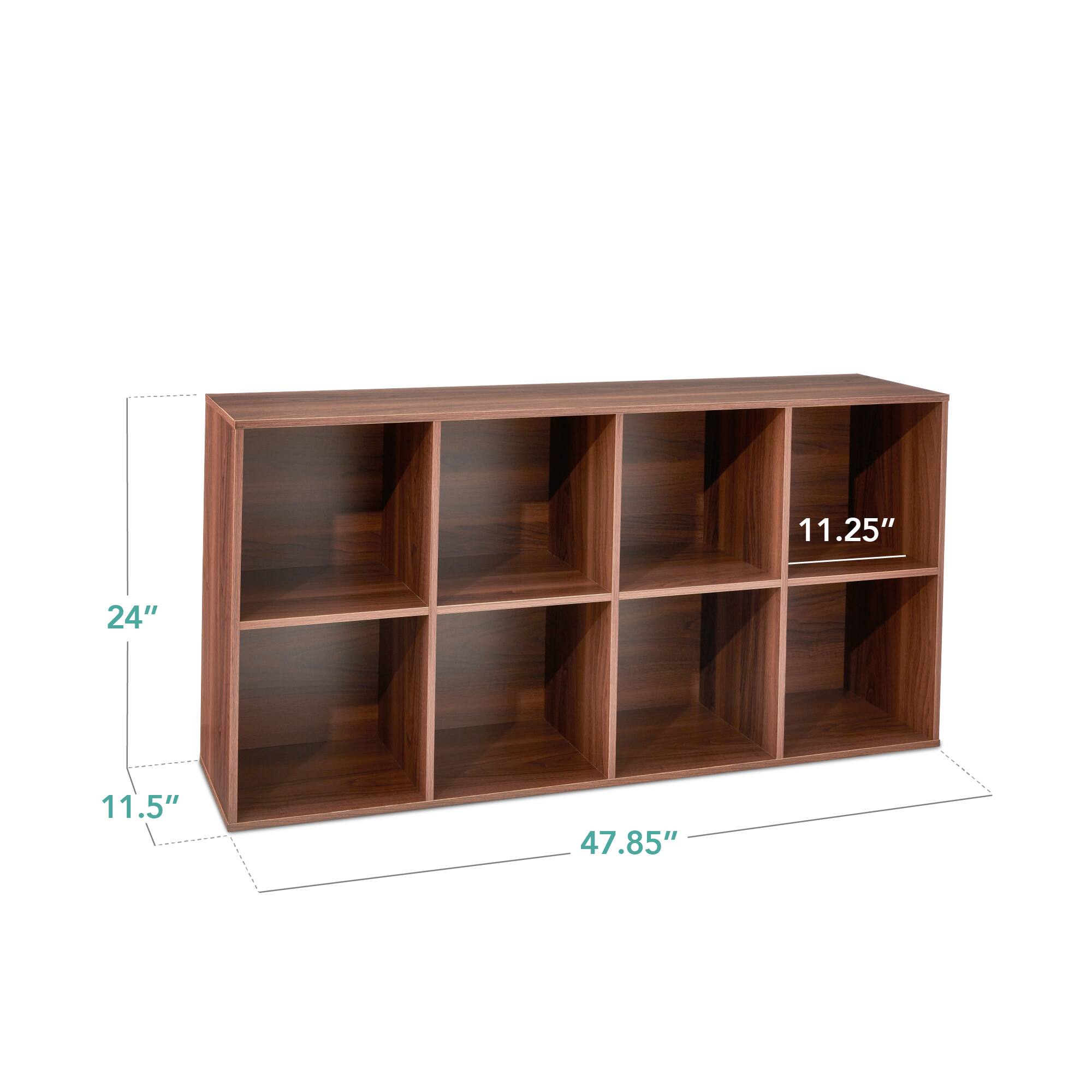 The dimensions of the shelf are:

- Width: 47.85"
- Height: 24"
- Depth: 11.5"
- Shelf depth: 11.25"