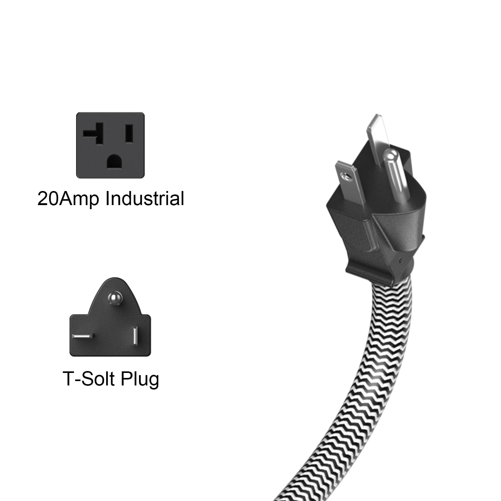 20Amp Industrial  
T-Slot Plug