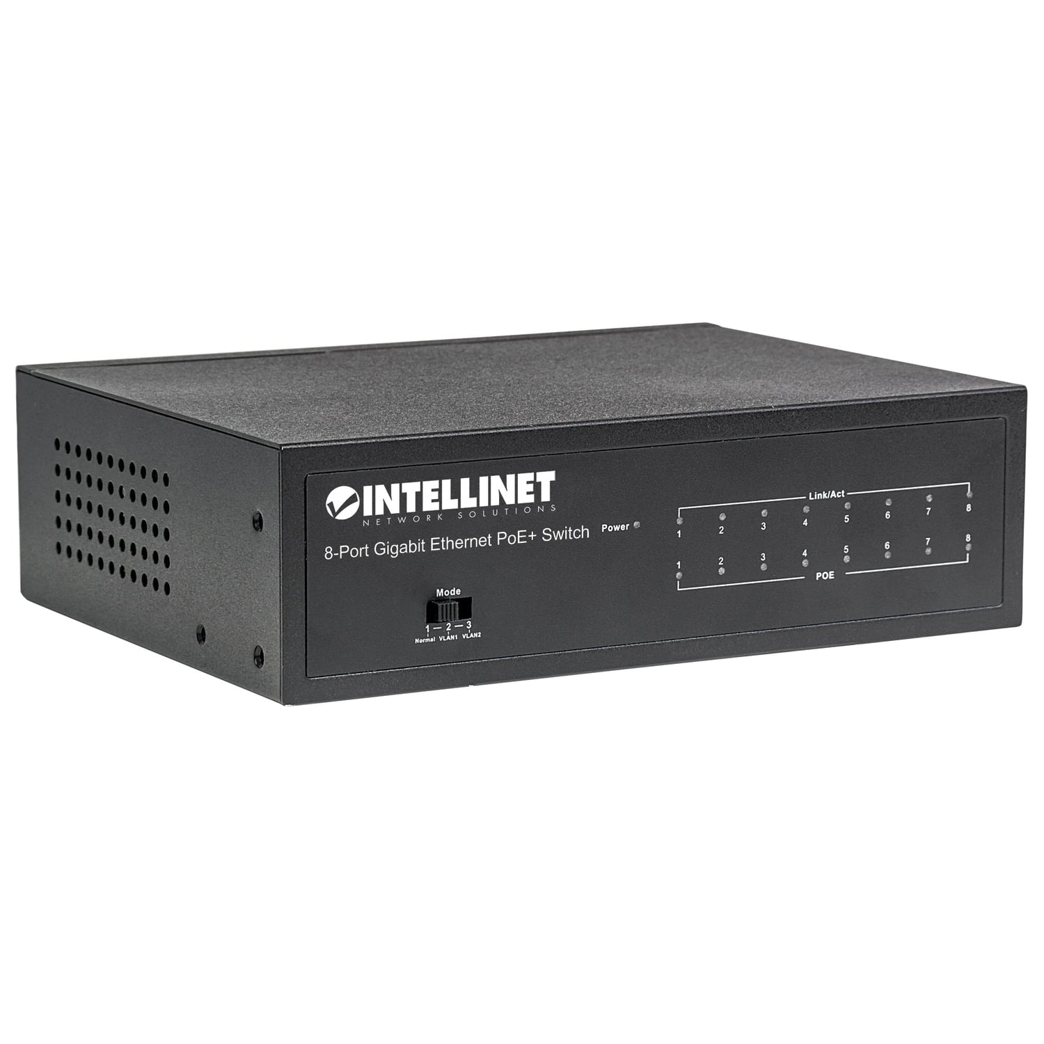 Intellinet - 60-Watt 8-Port Gigabit Ethernet PoE+ Switch