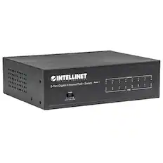 INTELLINET SOLUTIONS NETWORK Power Ethernet PoE+ Switch 8-Port Gigabit Mode